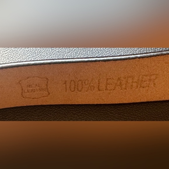 NWT Women's Genuine Leather Waist Belt Round Buckle Size XL 40”-44” Brown - Picture 2 of 9